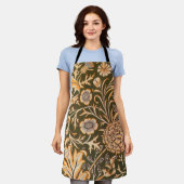 William Morris Cherwell Wallpaper Pattern Schürze (Getragen)