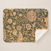 William Morris Cherwell Wallpaper Pattern Sherpadecke (Vorderseite (Horizontal))