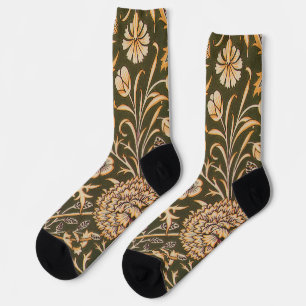 William Morris Cherwell Wallpaper Pattern Socken