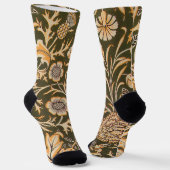 William Morris Cherwell Wallpaper Pattern Socken (Gewinkelt)