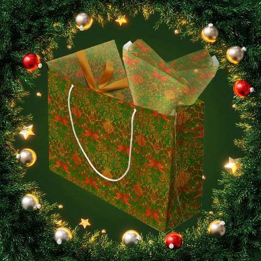 William Morris Christmas Colors  Große Geschenktüte