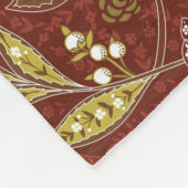 William Morris Christmas Fleecedecke (Ecke)