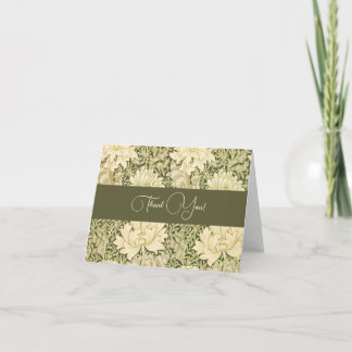William Morris Chrysantheme Dankeskarte