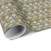 William Morris-Chrysantheme Geschenkpapier (Rolleneckpunkt)