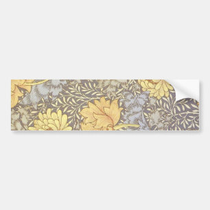 William Morris Chrysantheme Hübsche Blume Autoaufkleber