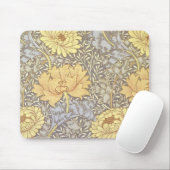 William Morris Chrysantheme Hübsche Blume Mousepad (Mit Mouse)