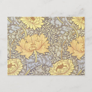 William Morris Chrysantheme-Mums Blumen Postkarte