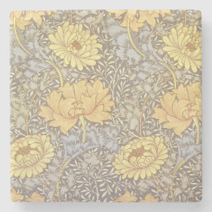 William Morris Chrysantheme-Mums Blumen Steinuntersetzer