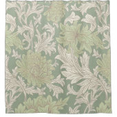 William Morris Chrysanthemen-Muster Duschvorhang (Vorderseite)