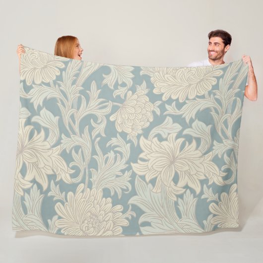 William Morris Chrysanthemen-Muster Fleecedecke (Beispiel)