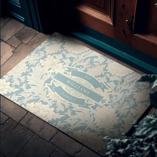 William Morris Chrysanthemen-Muster Fußmatte