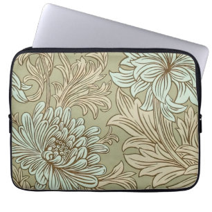 William Morris Chrysanthemen-Muster Laptop-Hülle Laptopschutzhülle