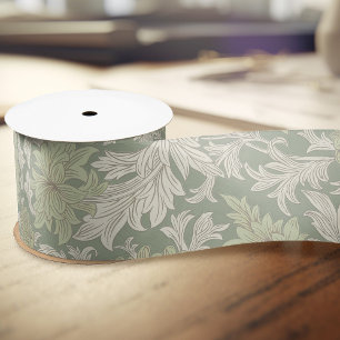 William Morris Chrysanthemen-Muster Satinband