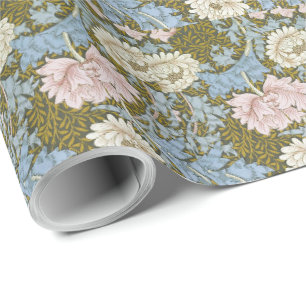William Morris Chrysanthemum-Blumenmuster-Folia Geschenkpapier