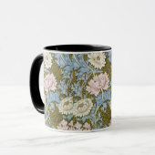 William Morris Chrysanthemum Floral Pattern Folia Tasse (Vorderseite Links)