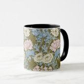 William Morris Chrysanthemum Floral Pattern Folia Tasse (VorderseiteRechts)