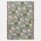 William Morris Chrysanthemum Floral Pattern Foliag Decke (Vorderseite Vertikal)