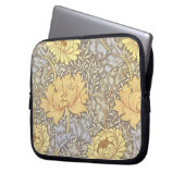 William Morris Chrysanthemum Hübsche Blume Laptopschutzhülle (Vorderseite Links)