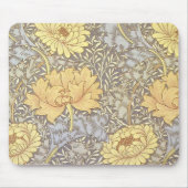 William Morris Chrysanthemum Hübsche Blume Mousepad (Vorne)
