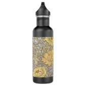 William Morris Chrysanthemum Mum Blume Edelstahlflasche (Rechts)