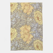 William Morris Chrysanthemum Mum Blume Geschirrtuch (Vertikal)