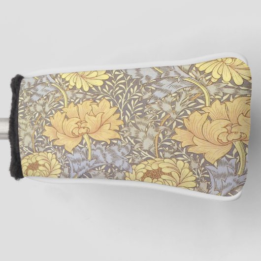 William Morris Chrysanthemum Mum Blume Golf Headcover (Vorderseite)