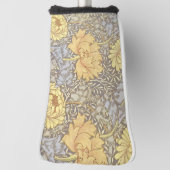 William Morris Chrysanthemum Mum Blume Golf Headcover (Rotieren 90)