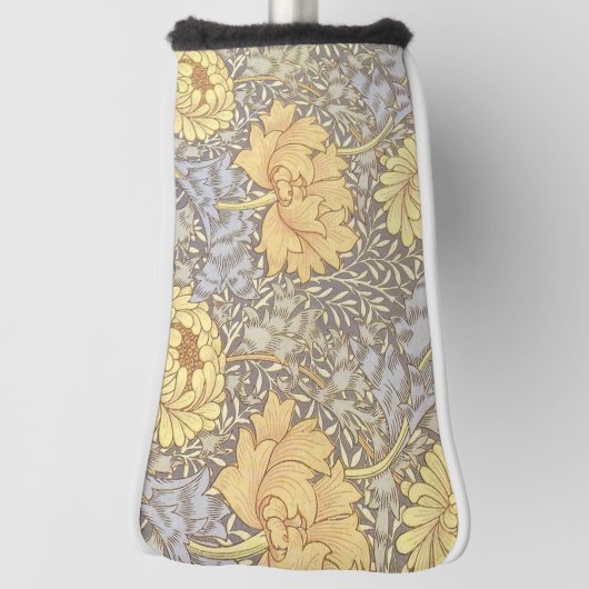 William Morris Chrysanthemum Mum Blume Golf Headcover (Rotieren 90)