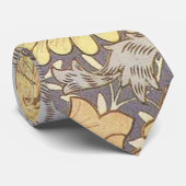 William Morris Chrysanthemum Mum Blume Krawatte (Gerollt)