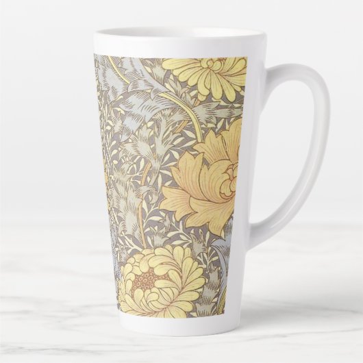 William Morris Chrysanthemum Mum Blume Milchtasse (Rechts)