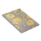 William Morris Chrysanthemum Mum Blume Notizblock (Rechte Seite)
