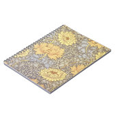 William Morris Chrysanthemum Mum Blume Notizblock (Linke Seite)