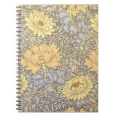 William Morris Chrysanthemum Mum Blume Notizblock (Vorderseite)