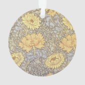 William Morris Chrysanthemum Mum Blume Ornament (Rückseite)