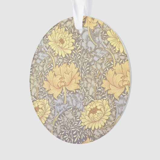 William Morris Chrysanthemum Mum Blume Ornament (Vorderseite)