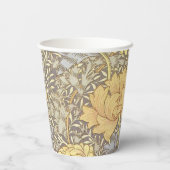 William Morris Chrysanthemum Mum Blume Pappbecher (Rückseite)