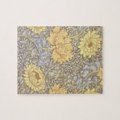 William Morris Chrysanthemum Mum Blume Puzzle (Horizontal)