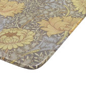 William Morris Chrysanthemum Mum Blume Schneidebrett (Ecke)
