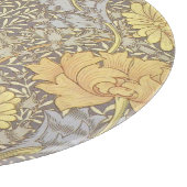 William Morris Chrysanthemum Mum Blume Schneidebrett (Ecke)