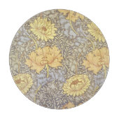 William Morris Chrysanthemum Mum Blume Schneidebrett (Vorderseite)