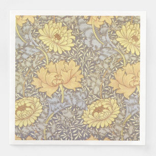 William Morris Chrysanthemum Mum Blume Serviette