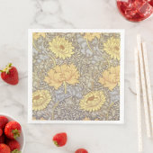 William Morris Chrysanthemum Mum Blume Serviette (Beispiel)