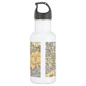 William Morris Chrysanthemum Mum Blume Trinkflasche (Rückseite)