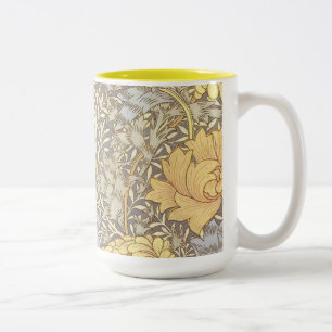 William Morris Chrysanthemum Mum Blume Zweifarbige Tasse