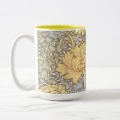 William Morris Chrysanthemum Mum Blume Zweifarbige Tasse (Links)