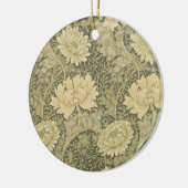 William Morris Chrysanthemum Mum Keramik Ornament (Links)