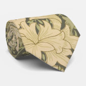 William Morris Chrysanthemum Mum Krawatte (Gerollt)