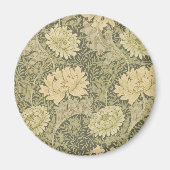 William Morris Chrysanthemum Mum Magnet (Vorne)