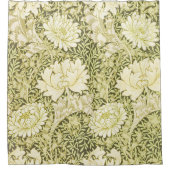 William Morris Chrysanthemum Muster Duschvorhang (Vorderseite)