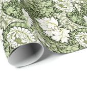 William Morris - Chrysanthemum-Muster Geschenkpapier (Rolleneckpunkt)
